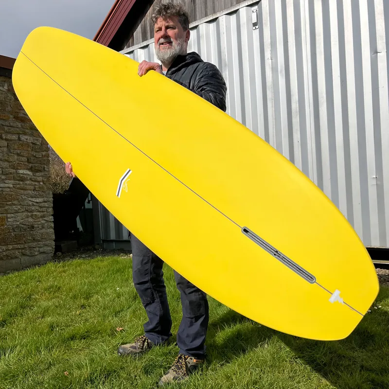 Thunderbolt Surfboards CJ Nelson Slasher Low Pro in Bright Yellow-3