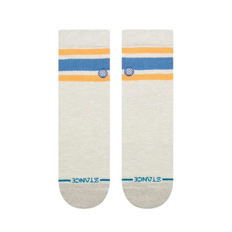 Stance Slub Boyd Quarter Sock in Heather Grey-1