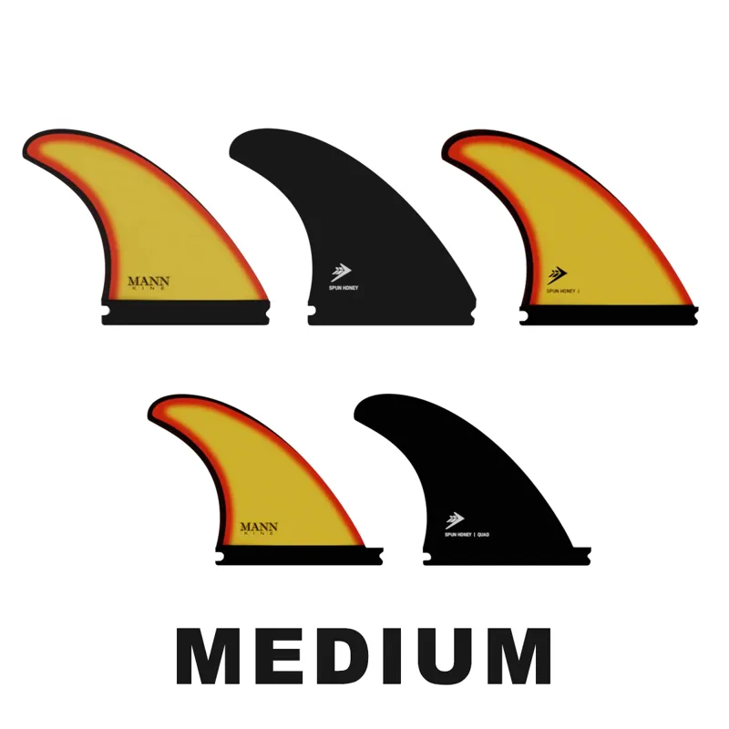Firewire Spun Honey Tri/Quad Fin Set for Futures Fin System-2