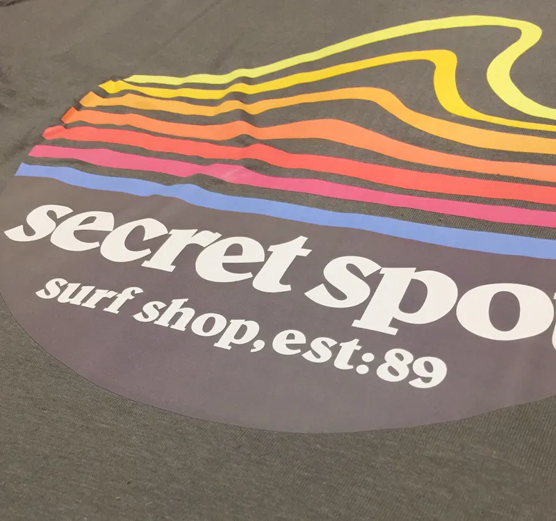 Secret Spot / Bunkers Tee / Grey-1