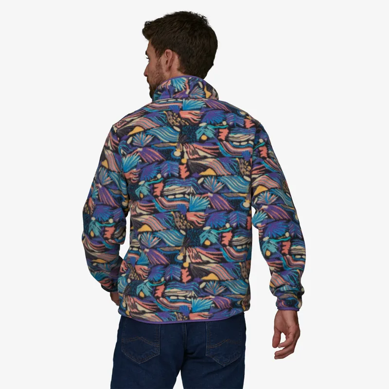 Patagonia LW Synch Snap-T Pullover in Joy/Pitch Blue-2