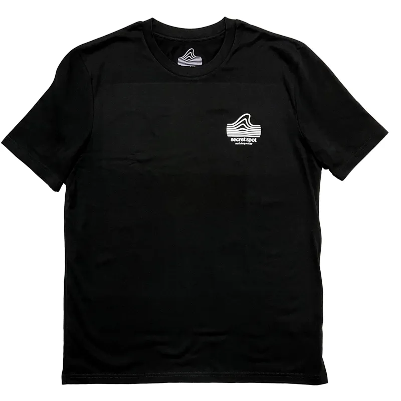Secret Spot Logo T-Shirt in Black/White-2