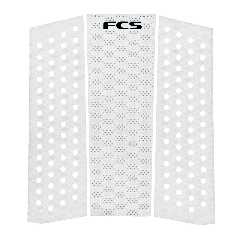 FCS T-3 Mid Deck Grip in White