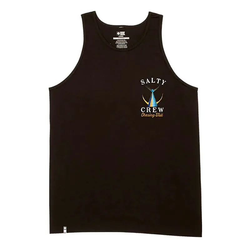 Salty Crew Tailed Tank Tee in Black-1