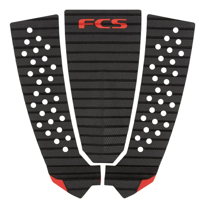 FCS Toledo Treadlite Tail Pad in Charcoal/Red