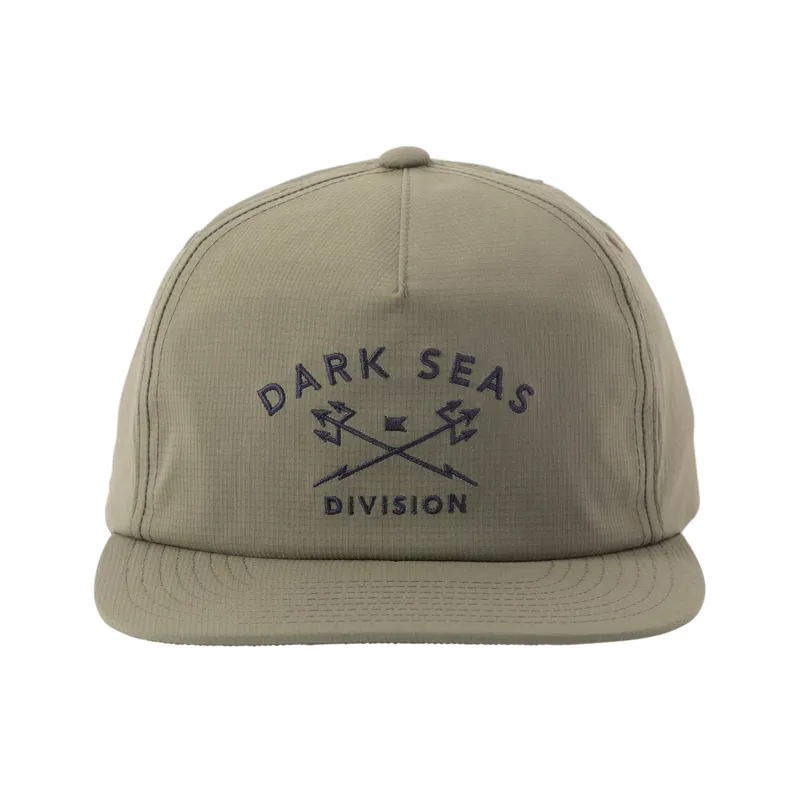 Dark Seas Tridents Nylon Cap in Green-2