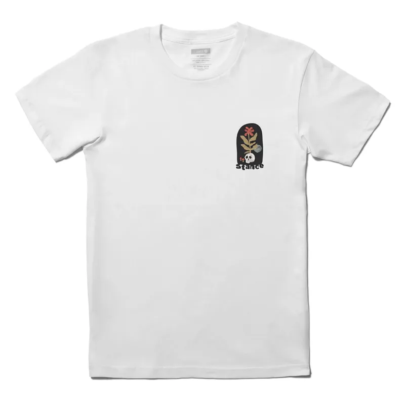 Stance Tropiskull Tee in White-1