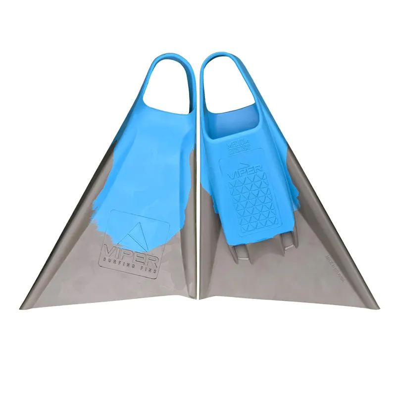 Mike Stewart Viper Delta Bodyboard Fins in Icon Blue