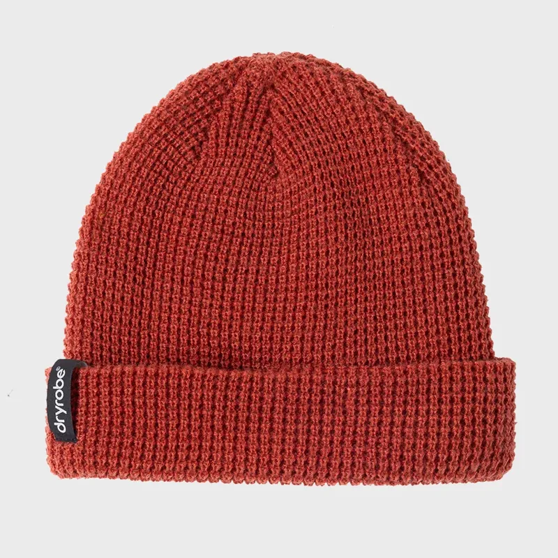 Dryrobe Waffle Beanie in Burnt Orange