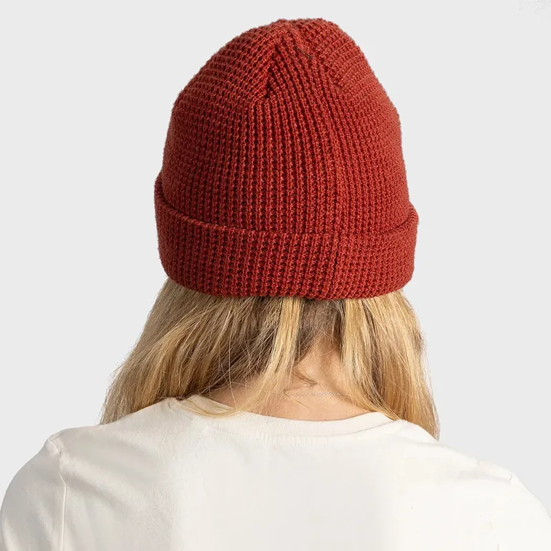 Dryrobe Waffle Beanie in Burnt Orange-3