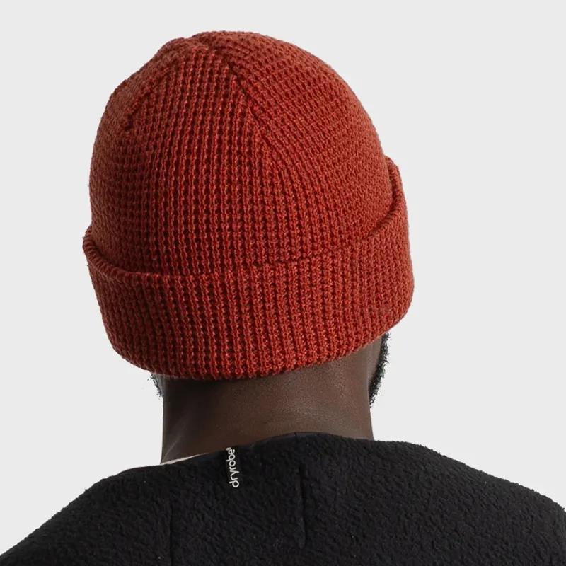 Dryrobe Waffle Beanie in Burnt Orange-5