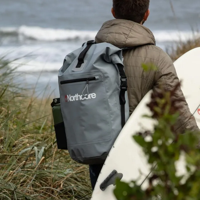 Northcore 30L Waterproof Haul Backpack in Grey-1