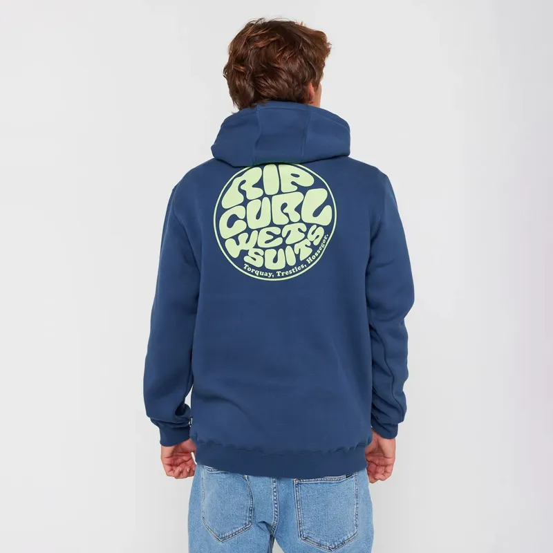 Rip Curl Wetsuit Icon Hoodie In Light Navy-5