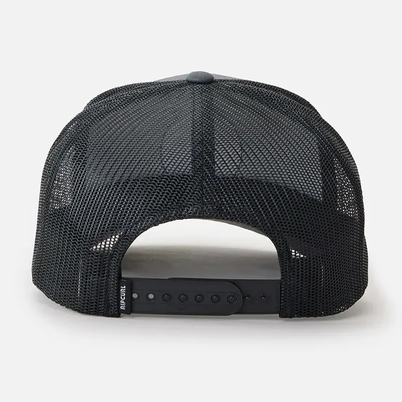 Rip Curl Wetsuit Icon Trucker Cap in Washed Black-2