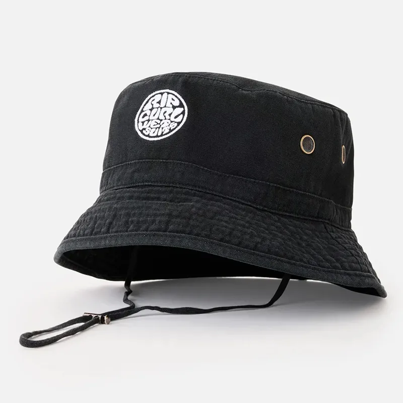 Rip Curl Wetty Icon Bucket Hat in Black