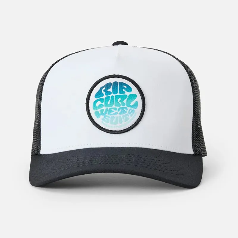 Rip Curl Wetsuit Icon Trucker Cap in Black/White-1