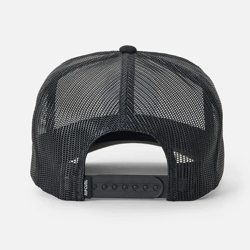Rip Curl Wetsuit Icon Trucker Cap in Black/White-2