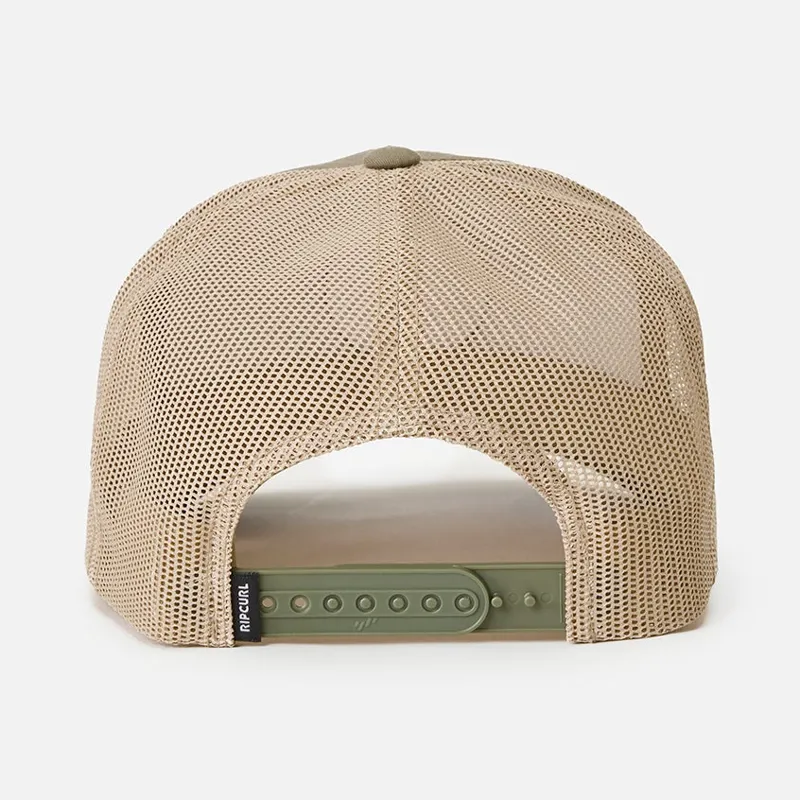 Rip Curl Wetsuit Icon Trucker Cap in Dusty Olive-2