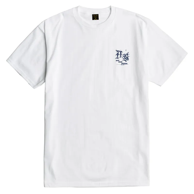 Dark Seas White Sea Bass Tee in White-1