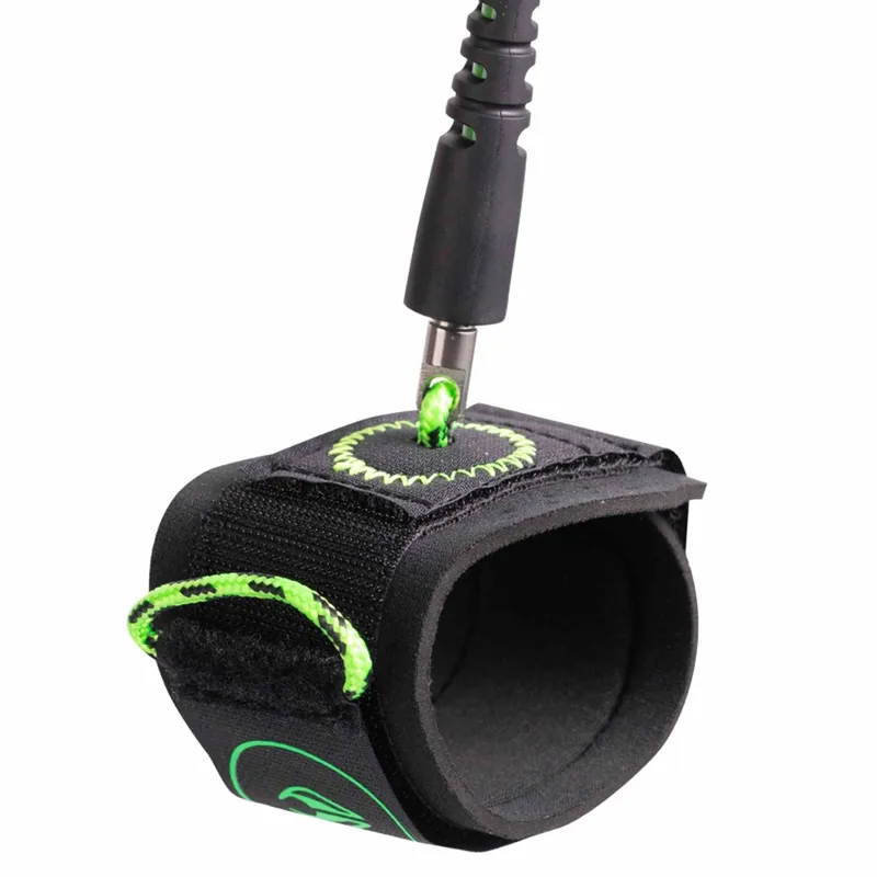 NMD Bodyboard Wrist Leash in Black/Fluro Green-1