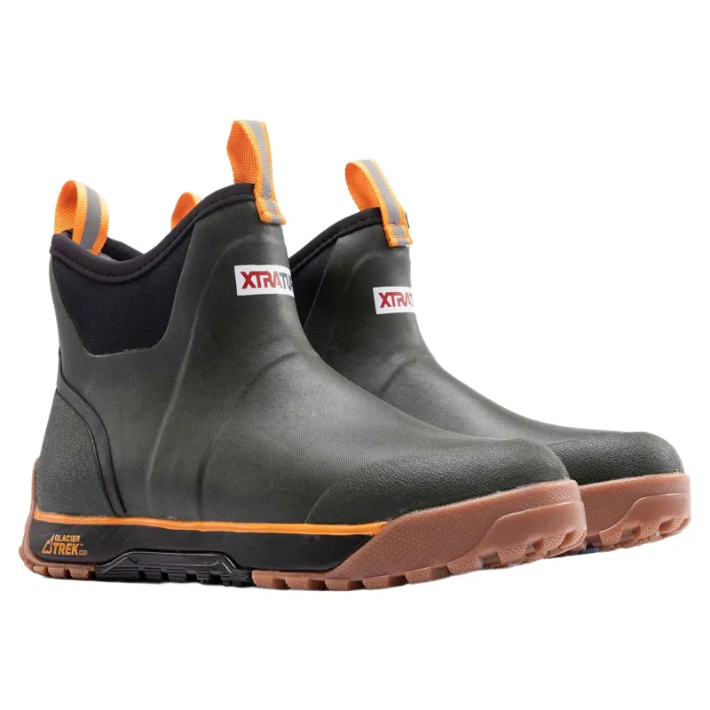 Xtratuf Ankle Deck Boots Ice in Olive
