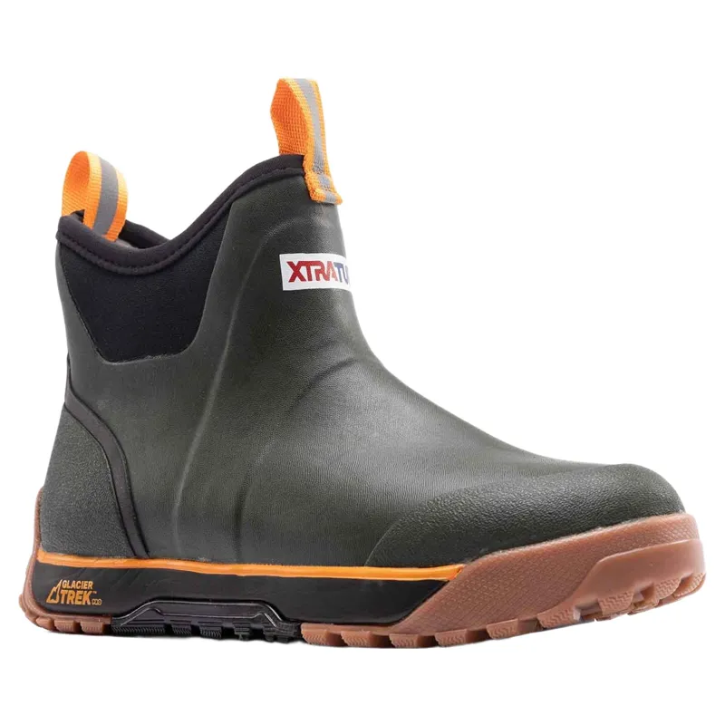 Xtratuf Ankle Deck Boots Ice in Olive-1