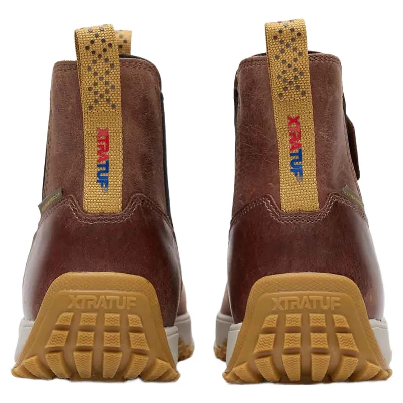 Xtratuf Ankle Deck Boots Leather in Earth Brown-4