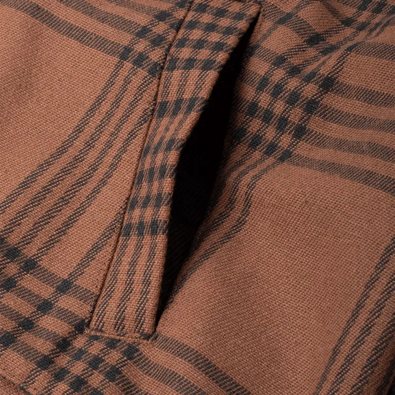 Dark Seas Zilker Heavyweight Shirt Jacket in Brown-2