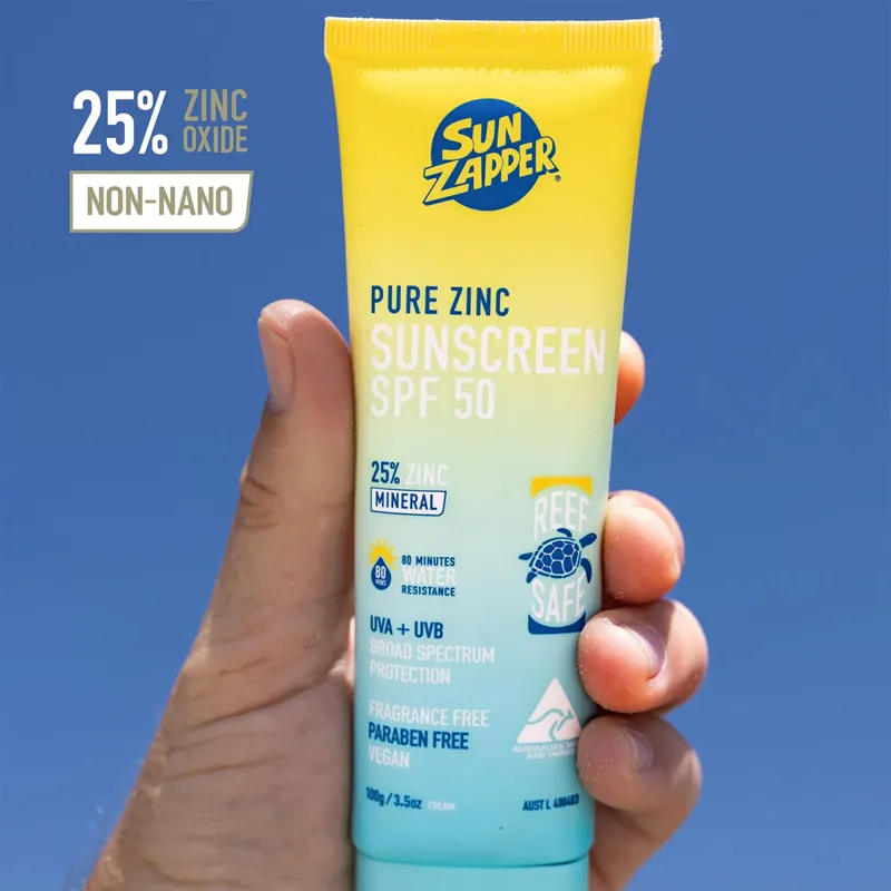 Sun Zapper 100g Pure Zinc Sun Cream - Tube-4