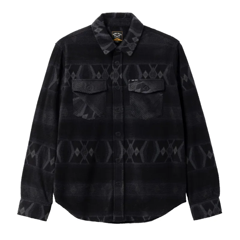 Dark Seas Zulu 2 Woven Shirt in Black/Charcoal
