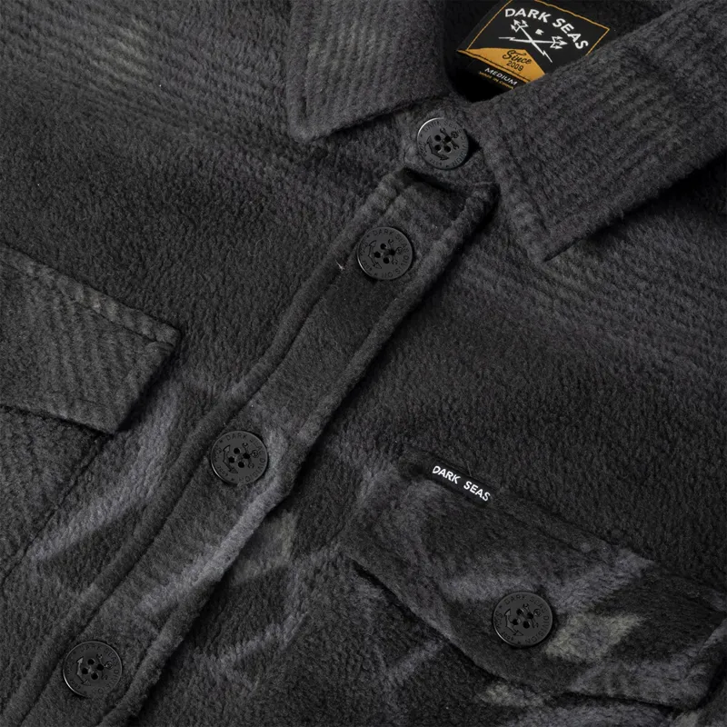 Dark Seas Zulu 2 Woven Shirt in Black/Charcoal-2