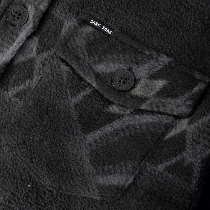 Dark Seas Zulu 2 Woven Shirt in Black/Charcoal-3
