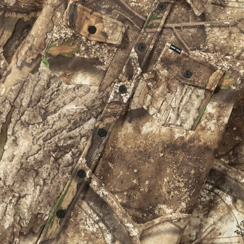 Dark Seas Zulu Woven Shirt in Realtree-2