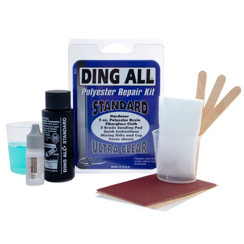 Ding All Standard PU Surfboard Repair Kit
