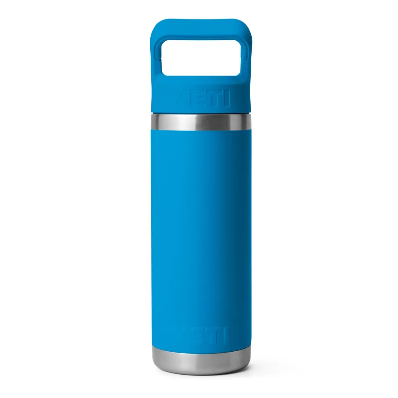 Yeti Rambler 18oz Straw Bottle in Big Wave Blue-2