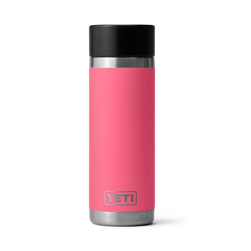 Yeti 18oz Rambler Bottle with Hotshot cap in Tropical Pink