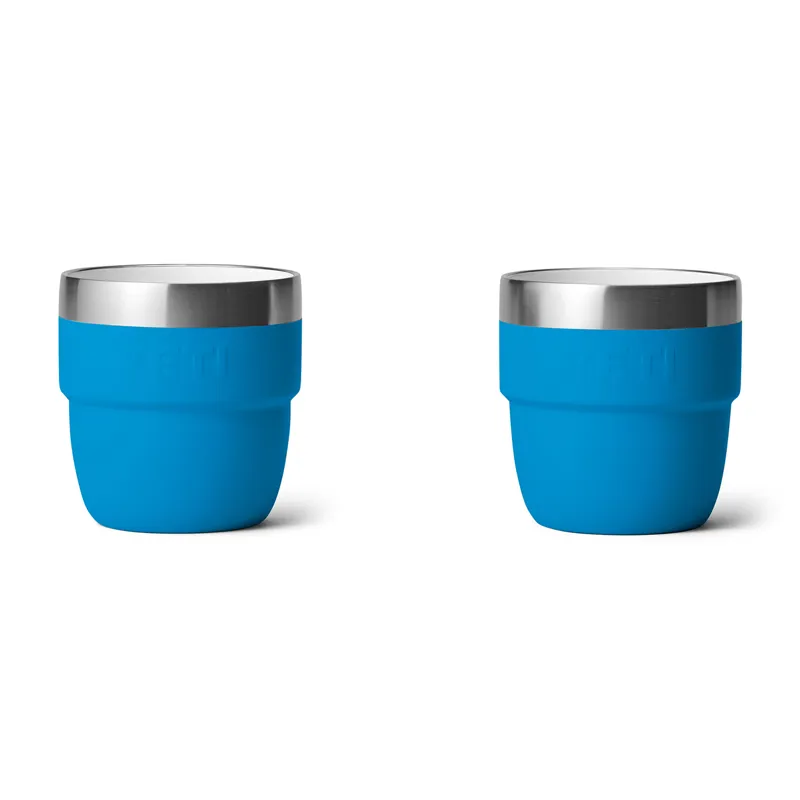 Yeti Rambler 4oz Stackable Espresso Cups in Big Wave Blue-1