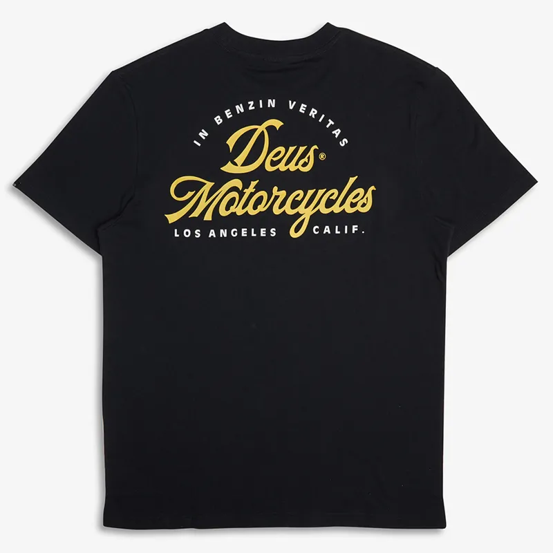 Deus Ex Machina Ride Out Tee in Black