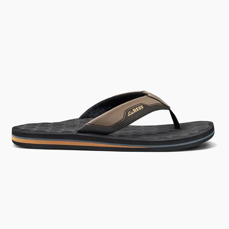 Reef The Ripper Sandal in Black/Tan-1