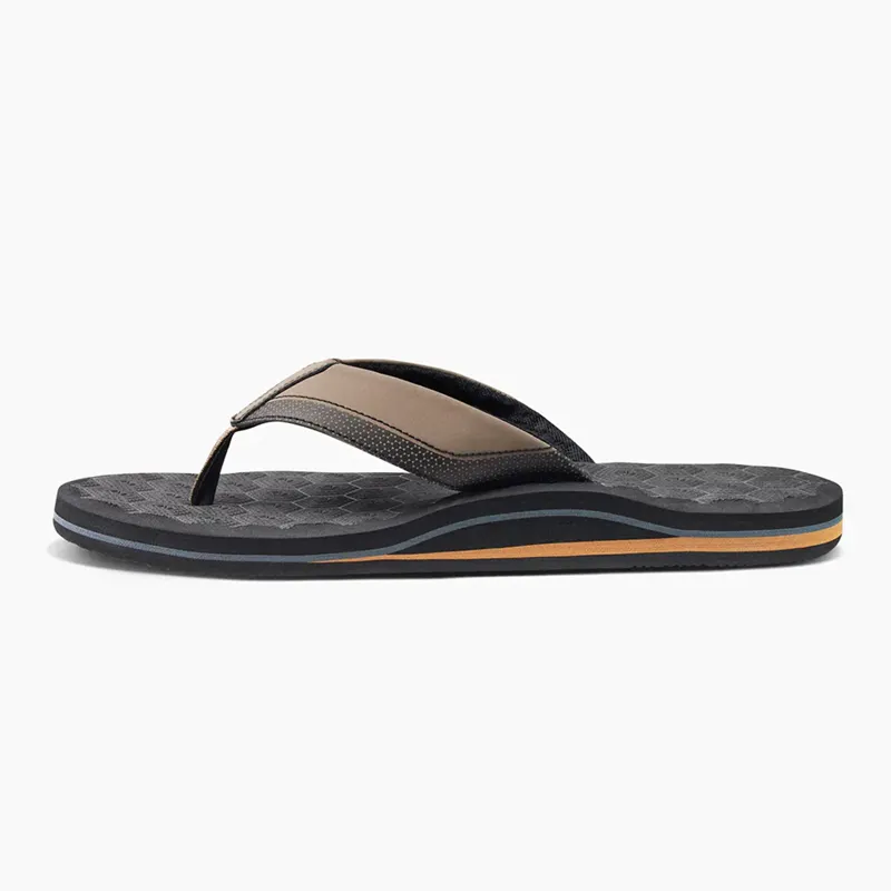 Reef The Ripper Sandal in Black/Tan-2