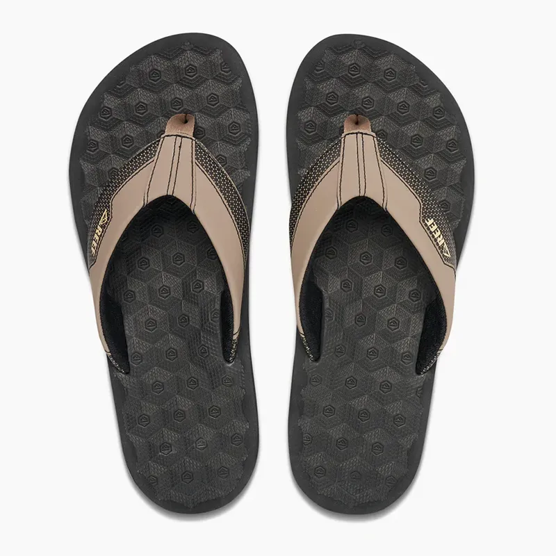 Reef The Ripper Sandal in Black/Tan-4
