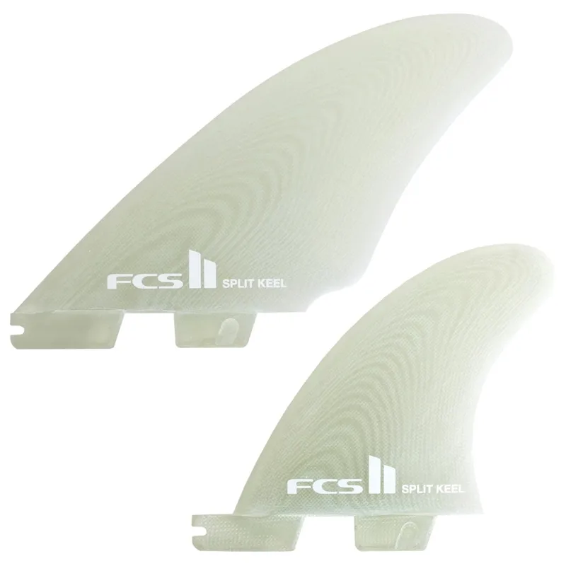 FCS II Split Keel PG Quad Fin Set