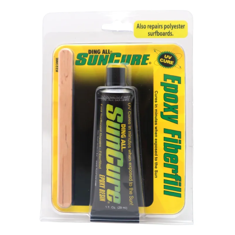 Ding All Sun Cure Epoxy Mini Tube Fibrefill Surfboard Repair Kit-1