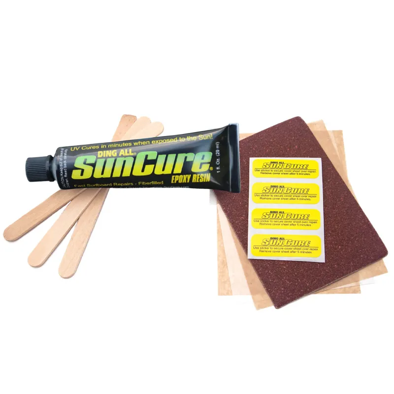 Ding All Sun Cure Epoxy Mini Tube Fibrefill Surfboard Repair Kit