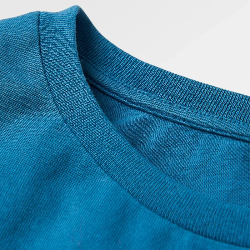 Passenger Recycled Sundown Tee in Blue Steel-4