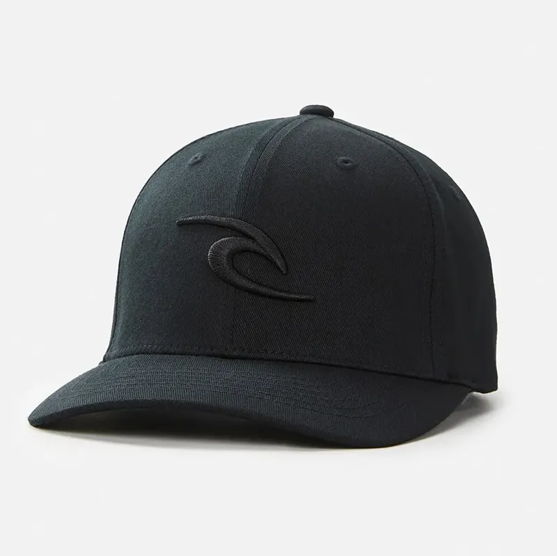 Rip Curl Tepan Flexfit Cap in Black