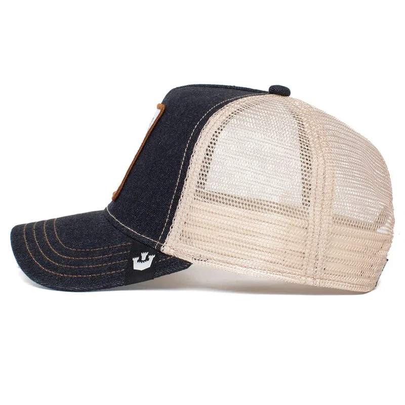 Goorin Bros The Goat Trucker Cap in Charcoal-2