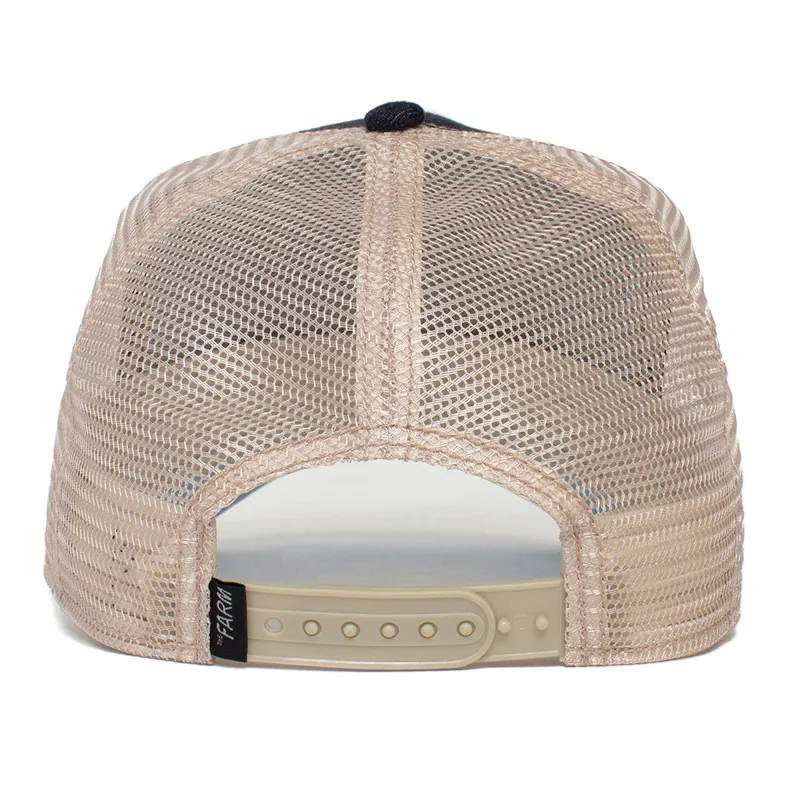 Goorin Bros The Goat Trucker Cap in Charcoal-4