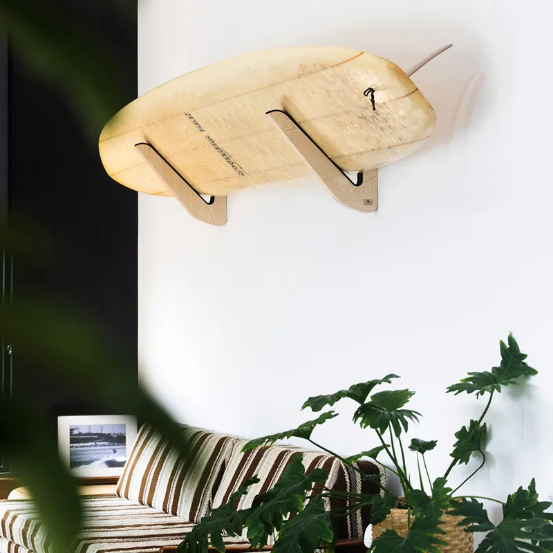 Ocean and Earth Longboard Timber Wall Display / 1 Board-1