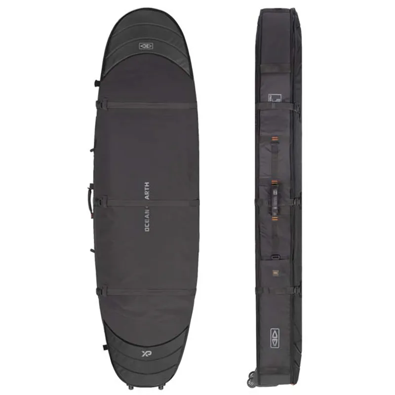 Ocean and Earth Hypa Longboard Wheeled Travel Boardbag - 2 Boards